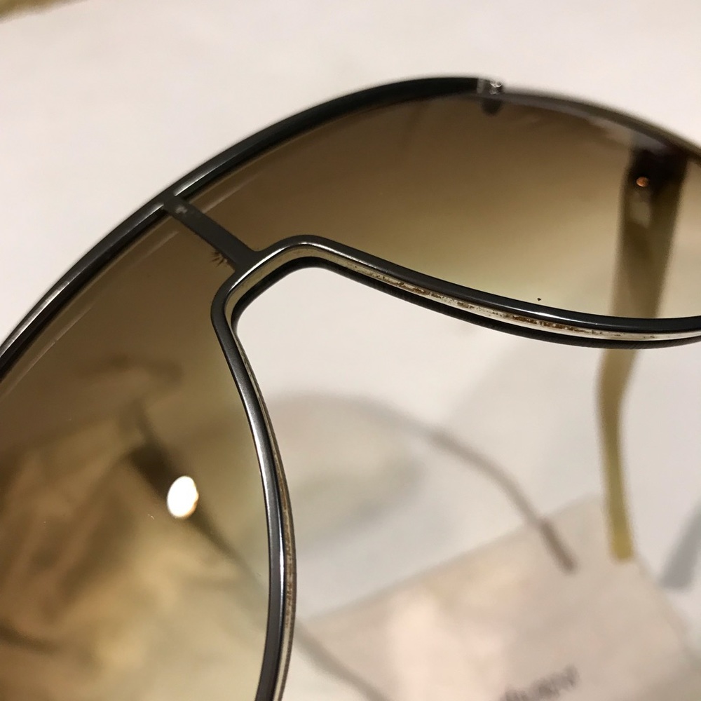 YSL YVES SAINT LAURENT Tinted Aviator Sunglasses - Picture 8 of 8